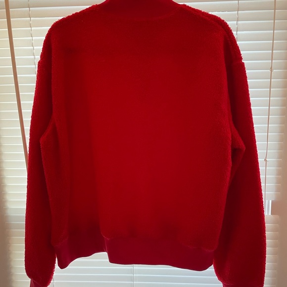 Red quarter zip sweater - Picture 3 of 3